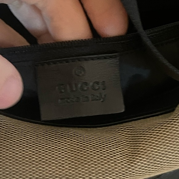 Gucci Beige and Black Shoulder Bag - Picture 4 of 6